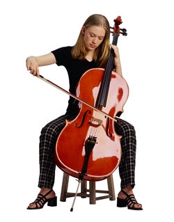 Girl Playing Cello - Music Makers Calgary