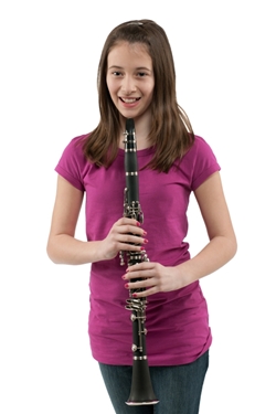 Girl Playing The Clarinet - Music Makers Calgary